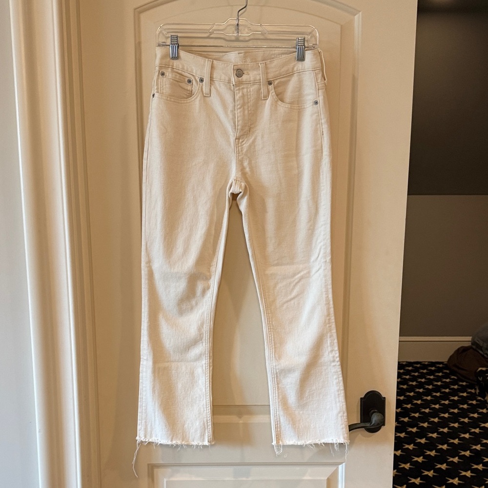 J Crew Cream 9” Demi Boot Crop